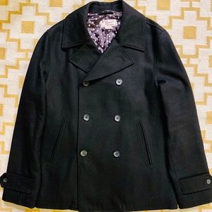 Original Penguin - Double Breasted Pea Coat - Wool Blend
